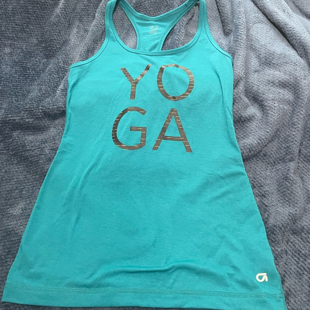 GAP Teal Yoga Tank Top